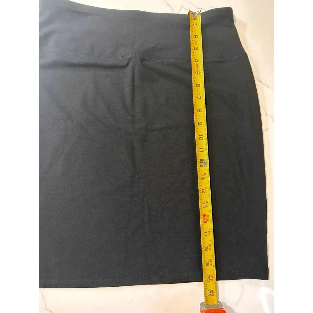 J. Jill Wearever Collection Smooth Fit Pencil Skirt Black Women‎ Small Rayon